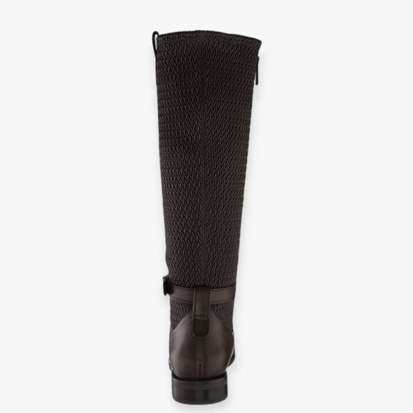 COLE HAAN Women's CAPE Stretch Mid Calf Flats Riding Boots Black Size 5.5 - Picture 5 of 8